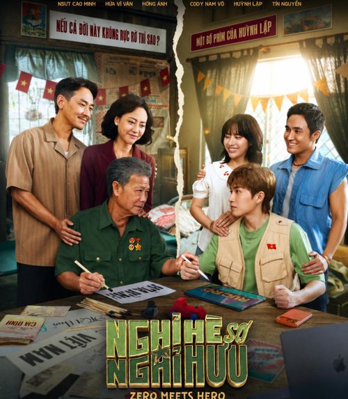 Poster về gia đình của ông Thời.