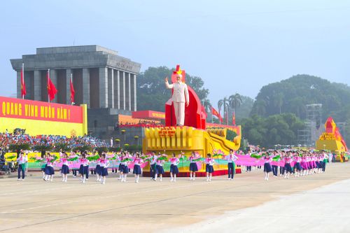 Lễ kỷ niệm, diễu binh, diễu hành 80 năm Cách mạng Tháng Tám thành công và Quốc khánh nước Cộng hòa xã hội chủ nghĩa Việt Nam tại Quảng trường Ba Đình, sáng 2/9/2025.
