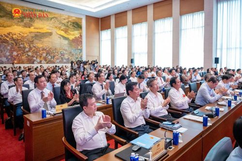 Các đại biểu tham dự Diễn đàn giám sát của Quốc hội. Ảnh: Phạm Thắng