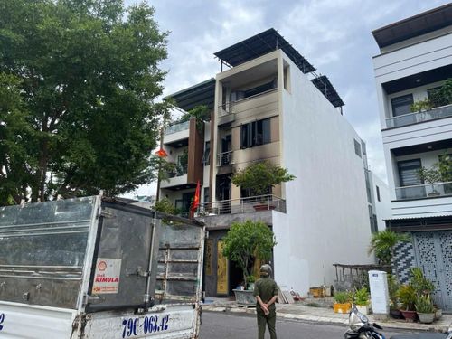 Ngọn lửa sau khi được dập tắt.