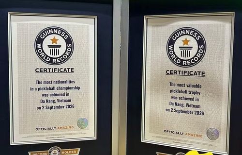 Pickleball World Cup 2026 xác lập 2 kỷ lục Guinness (Ảnh: ĐNRT)