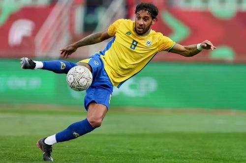 Tiền đạo Pierre-Emerick Aubameyang khép lại sự nghiệp quốc tế với tư cách chân sút số 1 lịch sử Gabon, ghi 40 bàn sau 86 trận kể từ năm 2009. Ảnh: AFP.