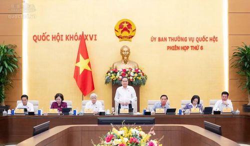  Khai mạc Phiên họp thứ 6 của Ủy ban Thường vụ Quốc hội. Ảnh: QH 
