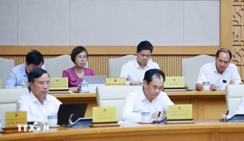 Các đại biểu tham dự Phiên họp Chính phủ thường kỳ tháng 8 năm 2026. (Ảnh: Dương Giang/TTXVN)