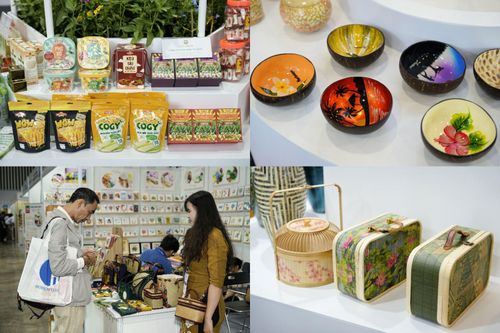 Triển lãm tạo không gian kết nối các cơ sở sản xuất công nghiệp nông thôn với nhà thu mua và đơn vị phân phối.
