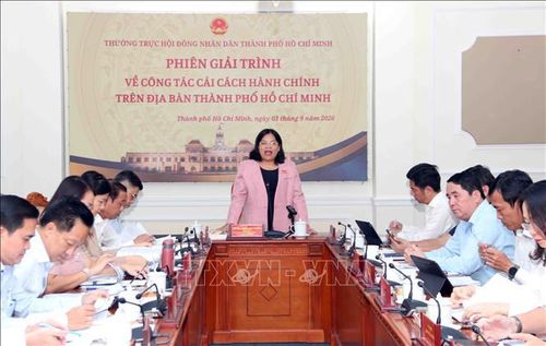 Quang cảnh Phiên giải trình. Ảnh: Xuân Khu/TTXVN