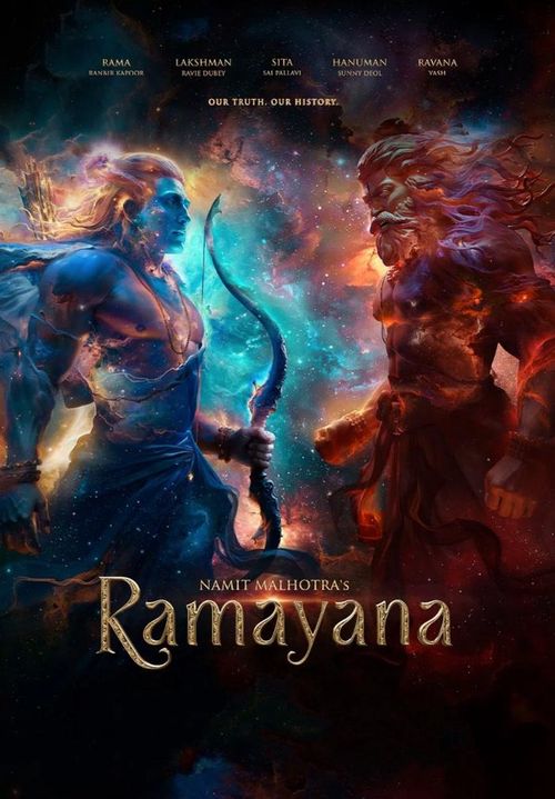 Ramayana được xây dựng như một sự kiện điện ảnh gồm hai phần. Phần đầu dự kiến ra mắt vào dịp Diwali năm 2026, trong khi phần hai sẽ phát hành vào Diwali 2027. Ảnh: NSX