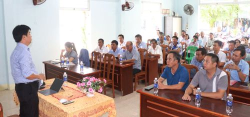 Phường Liên Chiểu tổ chức các cuộc họp dân để quán triệt, tháo gỡ các khó khăn, vướng mắc trong triển khai đo đạc, làm đầy dữ liệu đất đai. Ảnh: HOÀNG HIỆP