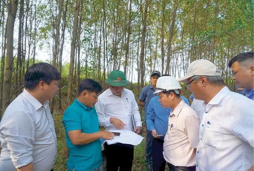 Tiến độ giải phóng mặt bằng tại dự án VSIP Huế được nắm từng ngày.