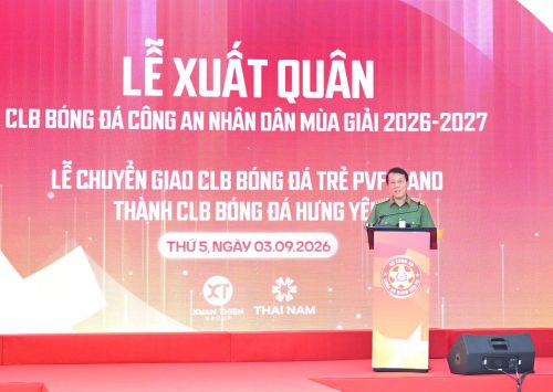 Bộ trưởng Lương Tam Quang phát biểu tại buổi lễ.