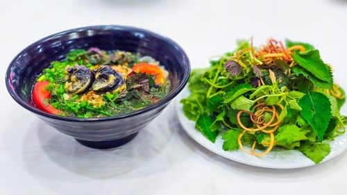 Món bún ốc mang bản sắc Hà Thành. Ảnh: Nguyên Hưng