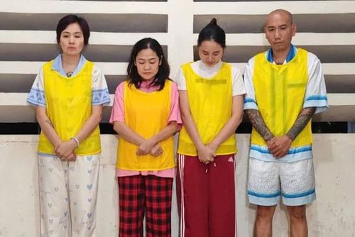 4 bị can bị khởi tố trong vụ án. Ảnh: CAHN