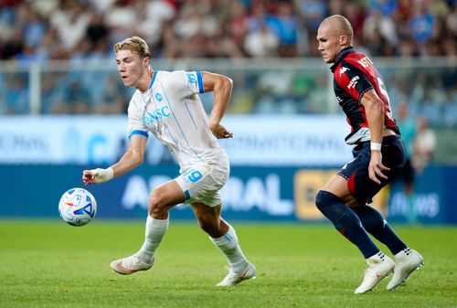 Hojlund vừa ghi bàn trước Como và sẽ bước vào bài kiểm tra lớn khi Napoli làm khách trên sân Inter ngày 5/9.