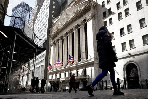  Sở Giao dịch Chứng khoán New York (NYSE) ở thành phố New York, Mỹ. Ảnh: Reuters.