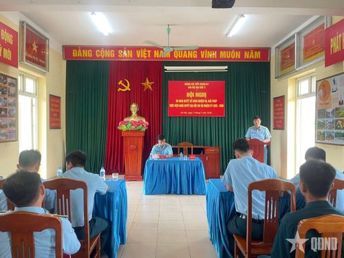 Hội nghị ra nghị quyết bổ sung nhiệm vụ, giải pháp thực hiện Nghị quyết nhiệm kỳ 2025-2030 của Chi bộ Đại đội 2 (Tiểu đoàn 61, Trung đoàn 236, Sư đoàn 361).