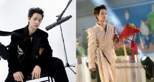 Ca sĩ Đăng Khôi đại diện Việt Nam tham dự “Ngôi sao con đường tơ lụa - Silk Way Star” mùa 2 tại Trung Quốc. Ảnh: NVCC