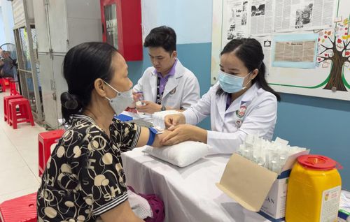 Phường Tân Định, TPHCM triển khai khám sức khỏe cho nhân dân. (Ảnh: Địa phương cung cấp)