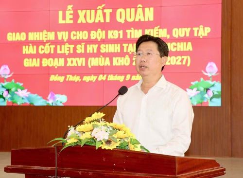 Ông Huỳnh Minh Tuấn - Phó Chủ tịch UBND tỉnh Đồng Tháp. Ảnh: V. Tiến