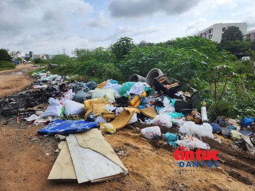 Dọc các dự án kênh rạch đủ các loại rác sinh hoạt, nệm... bị người dân mang đến đổ trộm.