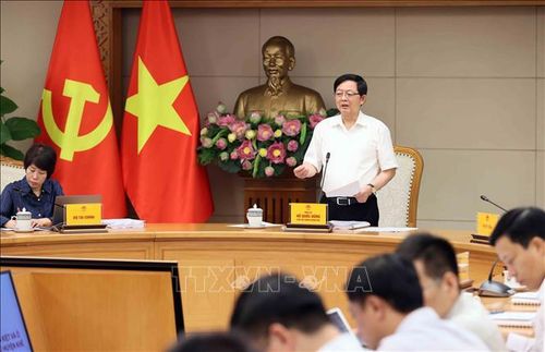Phó Thủ tướng Hồ Quốc Dũng phát biểu tại cuộc họp. Ảnh: An Đăng/TTXVN