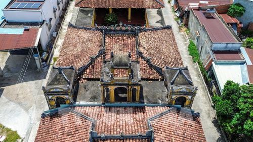Đình Thái Bình lưu giữ nhiều giá trị lịch sử - văn hóa của Tây Ninh. Ảnh: Giang Phương - TTXVN 