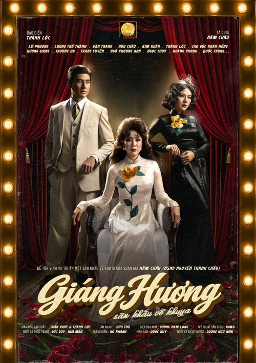 Lê Phương - Lương Thế Thành góp mặt trong vở kịch Giáng Hương tại sân khấu kịch Thành Lộc. Ảnh: FBNV