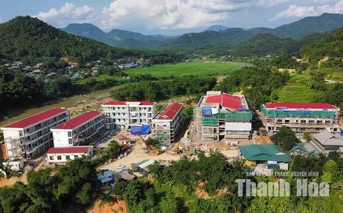 Diện mạo Trường nội trú liên cấp TH&THCS Tam Thanh, xã Tam Thanh.