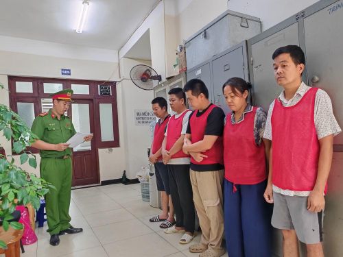 Các đối tượng trong vụ án.