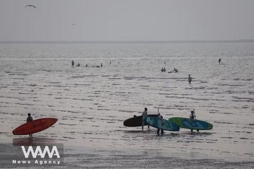 Eo biển Hormuz nhìn từ phía bờ biển Iran