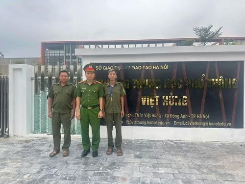 Lực lượng Công an làm nhiệm vụ đảm bảo ANTT ngày khai giảng