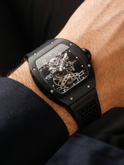 RM 27-05 được Richard Mille giới thiệu tại Giải quần vợt Pháp Mở rộng năm 2024, dành riêng cho Rafael Nadal. Ảnh: @phillipswatches.