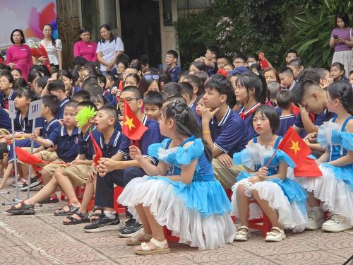 Học sinh của ngôi trường đặc biệt dự Lễ khai giảng năm học mới