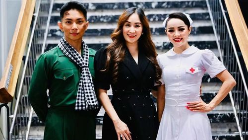 Phan Hiển-Khánh Thi-Thu Hương là những gương mặt tiêu biểu của dancesport Việt Nam. (Ảnh: Ban tổ chức)