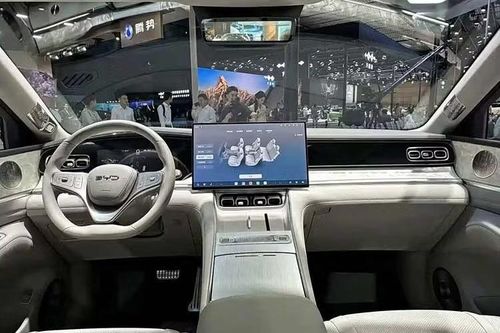 Khoang cabin của BYD Sealion 08 sử dụng ngôn ngữ thiết kế Ocean Aesthetics 2.0, với tông màu be, vật liệu giả da mềm, họa tiết trang trí dạng xà cừ và hệ thống đèn nội thất có thể điều chỉnh. Xe vẫn duy trì một số nút bấm vật lý cho các chức năng thường sử dụng, bên cạnh màn hình cảm ứng trung tâm dạng nổi, bảng đồng hồ kỹ thuật số và vô lăng 3 chấu tích hợp nhiều chức năng.