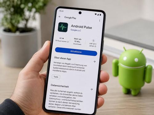 Android Pulse bất ngờ xuất hiện trong danh sách cập nhật Google Play trên nhiều thiết bị Android. (Ảnh: Teltarif)