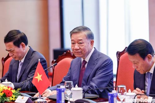 Tổng Bí thư, Chủ tịch nước Tô Lâm tại cuộc hội đàm. Ảnh: Như Ý.