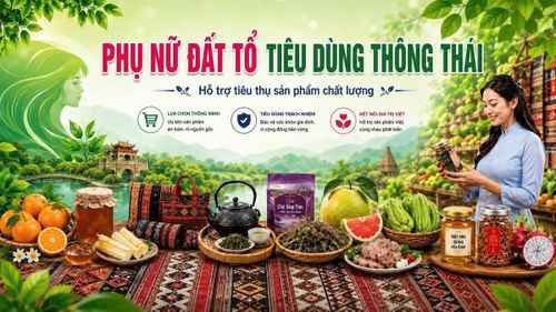 Fanpage "Phụ nữ Đất Tổ tiêu dùng thông thái" tạo ra một không gian kết nối mới trên môi trường số đang được mở ra, giúp những sản phẩm của phụ nữ khởi nghiệp có thêm cơ hội đến gần khách hàng.
