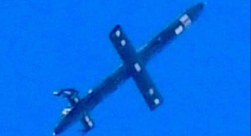UAV tấn công phản lực Geran-5 của Nga được phía Ukraine ghi nhận. Ảnh: Serhii Beskrestnov