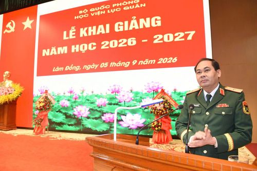 Thiếu tướng Nguyễn Thanh Phong, Phó Chính uỷ Học viện Lục quân phát động thi đua năm học 2026 - 2027