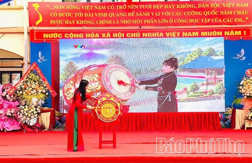 Trường Tiểu học Lập Thạch tham dự kết nối trực tuyến toàn quốc Lễ khai giảng năm học mới 2026 - 2027
