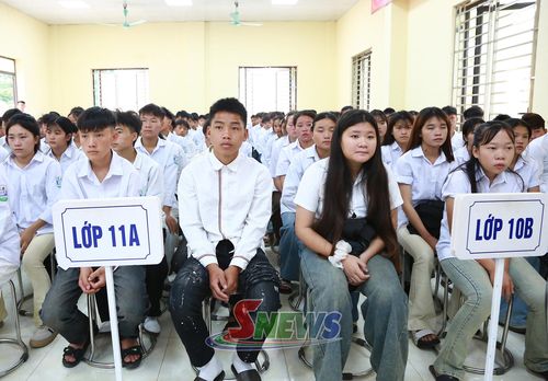 Học viên dự Lễ khai giảng năm học 2026 - 2027.