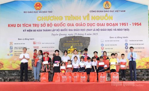 Di tích Bộ Quốc gia giáo dục là địa chỉ đỏ trong hành trình về nguồn của ngành giáo dục.