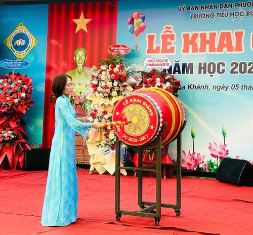 Tiếng trống khai trường báo hiệu một năm học mới đã đến