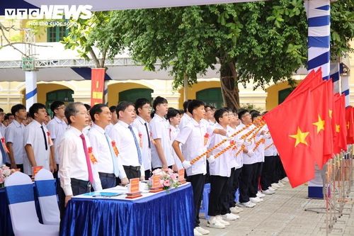Lễ khai giảng năm học mới 2026 - 2027 tại Trường THPT Ngô Quyền, Hải Phòng.