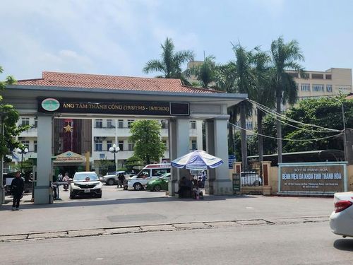 Bệnh viện Đa khoa tỉnh Thanh Hóa, nơi xảy ra sự việc. Ảnh: Ngọc Hưng.