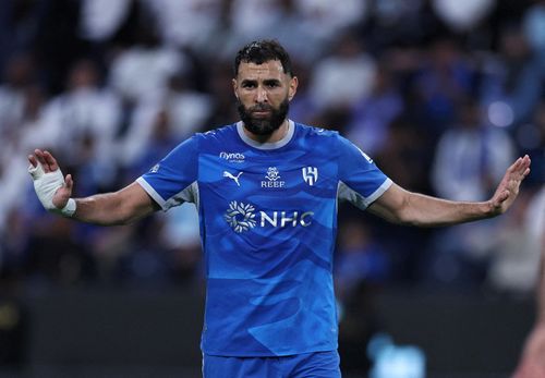  Benzema khép lại quãng thời gian thi đấu ngắn ngủi tại Al Hilal. Ảnh: Reuters. 