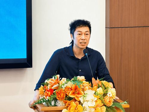 GS. David Trần, chuyên gia Khoa học Máy tính tại Đại học Massachusetts Boston. Ảnh: Quang Nam.