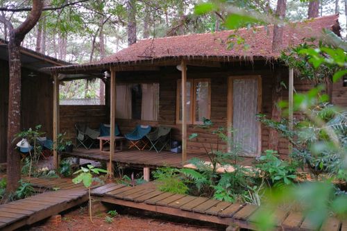  Một homestay có tiếng tại Măng Đen. Ảnh: Linh Huỳnh. 