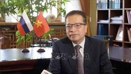 Đại sứ Đặng Minh Khôi luôn ủng hộ các hoạt động hội nhập của bà con kiều bào. Ảnh: Trần Hải/PV TTXVN tại LB Nga