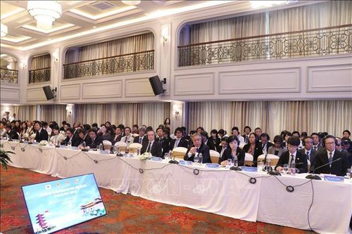 Các đại biểu Nhật Bản tham gia hội nghị.